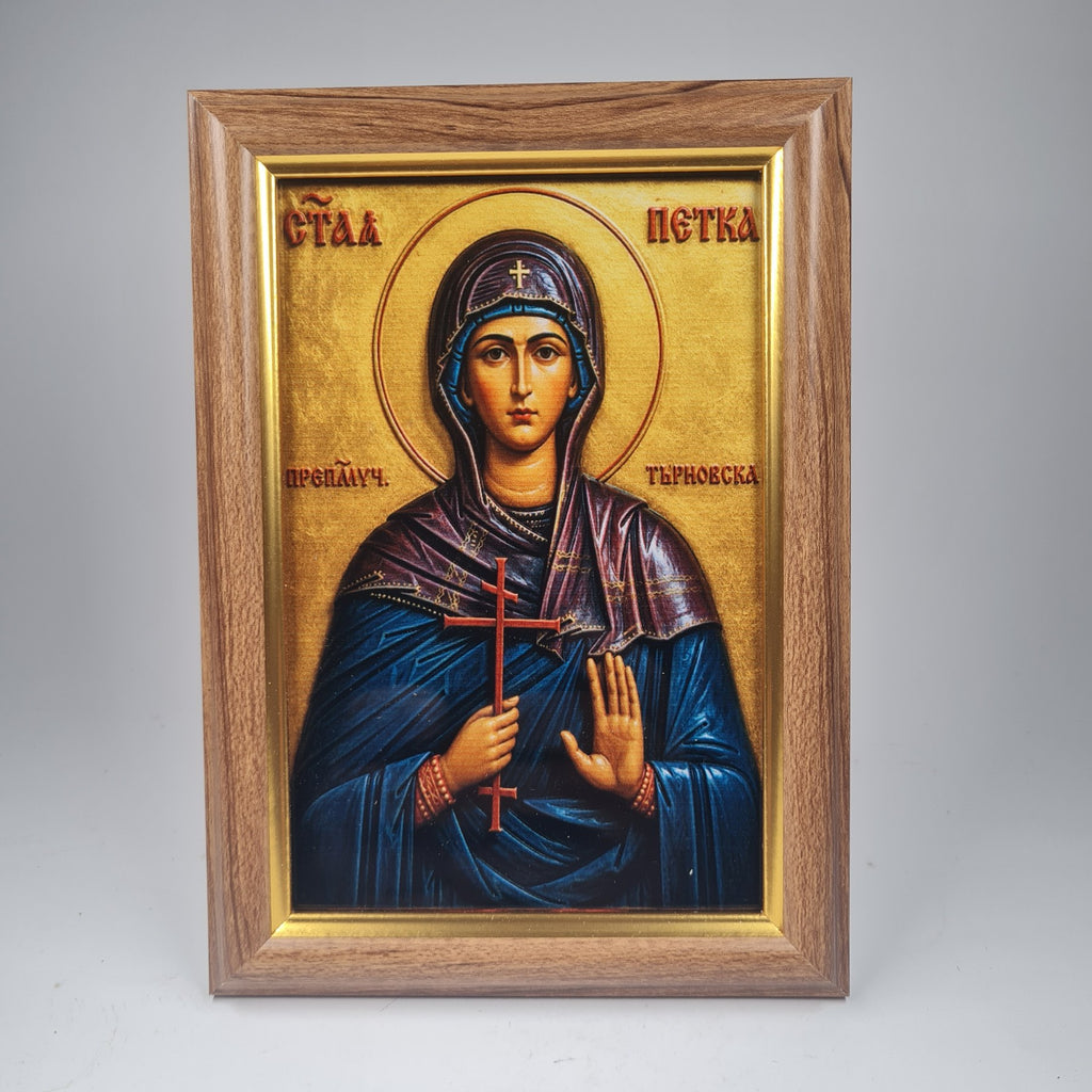 Света Петка икона в рамка